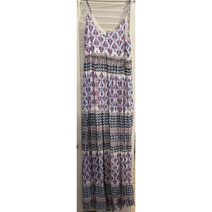 Maxi dress printed size small